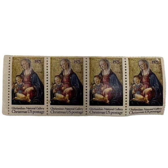 4 U.S. 1975 Christmas Stamps - Picture 1 of 3
